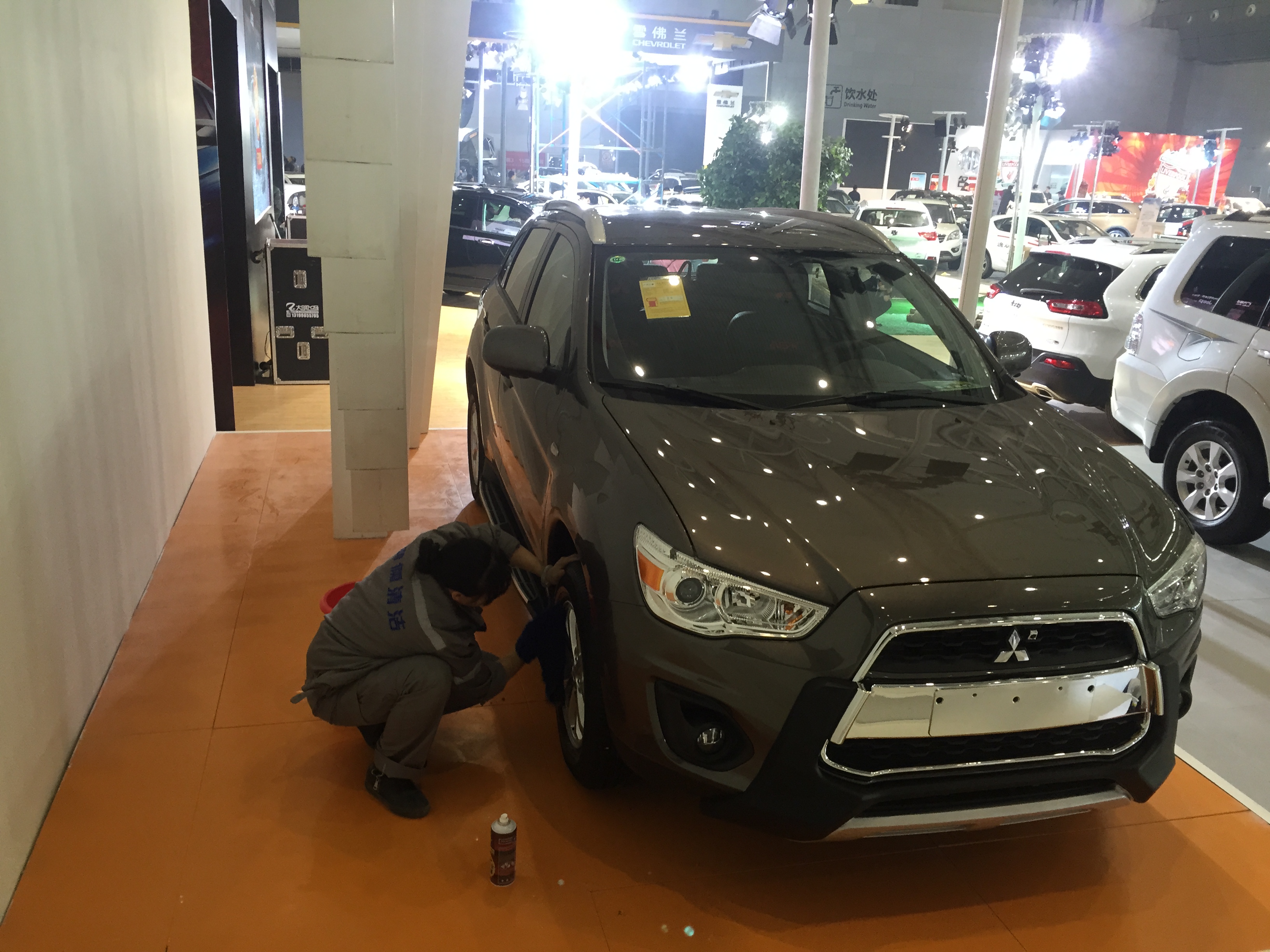 2016年3月15日國際會展中心廣汽三菱車美現(xiàn)場